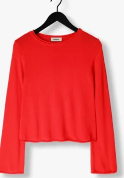 rode modström tops & t-shirts ivonnemd flared o-neck