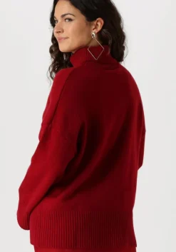 MY ESSENTIAL WARDROBE rode trui huximw knit rollneck><noscript><img width=