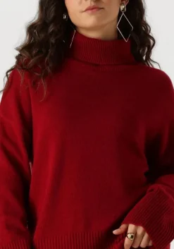 MY ESSENTIAL WARDROBE rode trui huximw knit rollneck><noscript><img width=