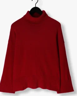 MY ESSENTIAL WARDROBE rode trui huximw knit rollneck><noscript><img width=