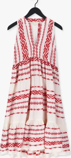 NEMA rode midi jurk gloria><noscript><img width=