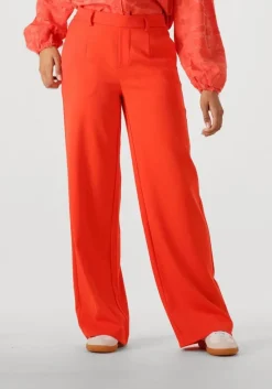 OBJECT rode pantalon objlisa wide pant>DAMES Broeken