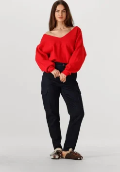PENN & INK rode trui jumper w25b344>DAMES Truien & Vesten