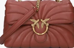 rode pinko schoudertas love puff classic