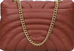 rode pinko schoudertas love puff classic