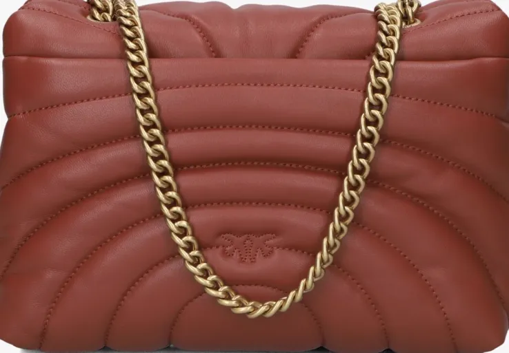 rode pinko schoudertas love puff classic