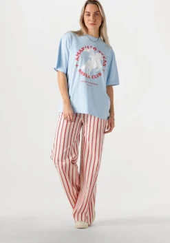 rode refined department wijde broek mara