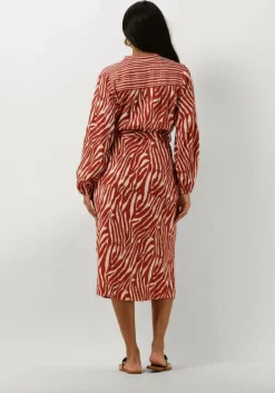 STELLA FOREST rode midi jurk e24ro053><noscript><img width=