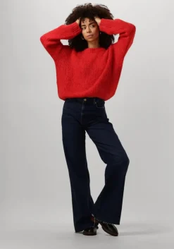 SUMMUM rode trui sweater alpaca blend knit>DAMES Truien & Vesten