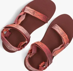 TEVA rode platte sandalen flatform univeral sunscape><noscript><img width=