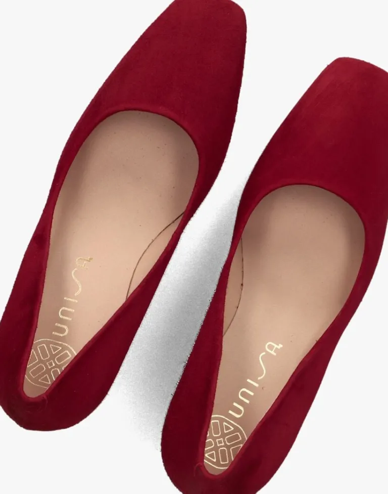 UNISA rode pumps waba>DAMES Hakken