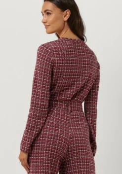 VANILIA rode tartan tweed longsleeve><noscript><img width=