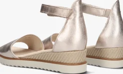 roségouden gabor sandalen met hak 780.2