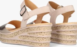 roségouden gabor sandalen met hak 651