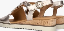 GABOR roségouden sandalen met hak 751.1><noscript><img width=