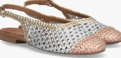 LAZAMANI roségouden teenslippers la33766>DAMES Slippers
