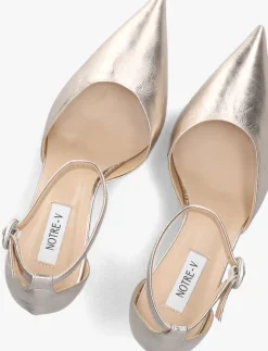 NOTRE-V roségouden pumps 7225><noscript><img width=