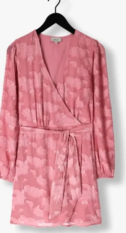 roze aaiko mini jurk eloise chiffon flower pes 509