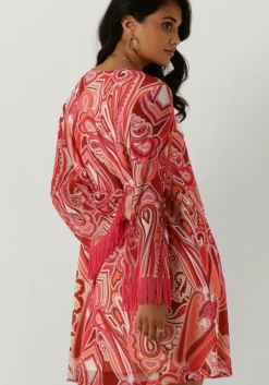 ANA ALCAZAR mini jurk tunic fringes>DAMES Jurken