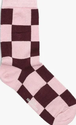 roze becksondergaard sokken petula check sock