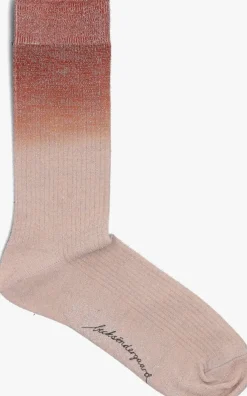 roze becksondergaard sokken gradiant glitter sock