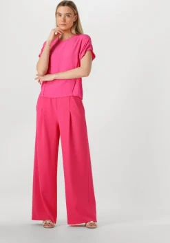 roze caroline biss wijde broek 1529