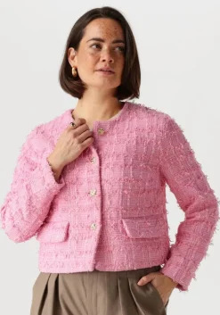 roze co'couture blazer calacc check boucle jacket
