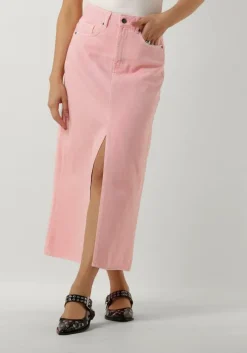 CO'COUTURE co'couture midirok vika dye slit skirt>DAMES Rokken