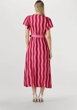 COLOURFUL REBEL maxi jurk ava striped real wrap maxi dress ss><noscript><img width=