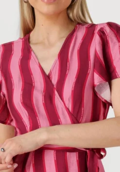 COLOURFUL REBEL maxi jurk ava striped real wrap maxi dress ss><noscript><img width=