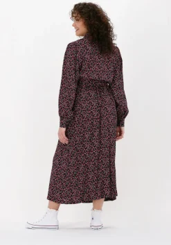 COLOURFUL REBEL midi jurk kera small flower maxi shirt dress><noscript><img width=