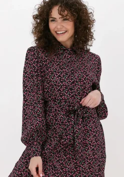 COLOURFUL REBEL midi jurk kera small flower maxi shirt dress><noscript><img width=