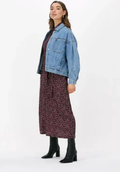 COLOURFUL REBEL midi jurk kera small flower maxi shirt dress><noscript><img width=