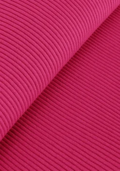 roze colourful rebel trui ariel square neckline knitted top