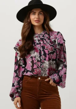 roze fabienne chapot blouses bibi long sleeve blouse