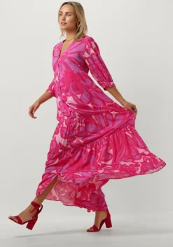 roze fabienne chapot maxi jurk cala dress