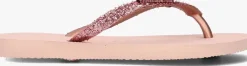 roze havaianas teenslippers kids slim glitter ii
