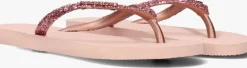 roze havaianas teenslippers kids slim glitter ii