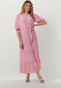 roze moliin midi jurk yanis