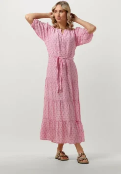 roze moliin midi jurk yanis