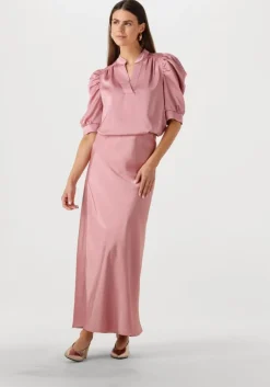 NEO NOIR maxirok vicky heavy sateen skirt>DAMES Co-Ord Sets|Rokken