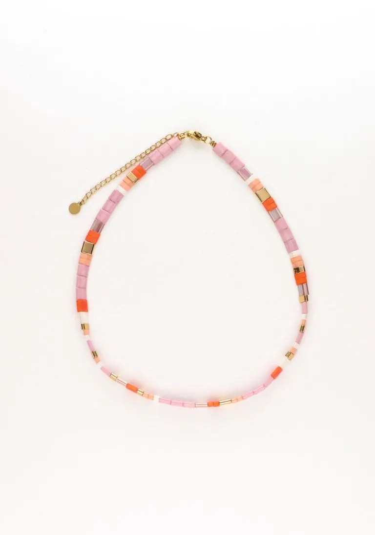 NOTRE-V kettingen ketting platte kraal>DAMES Sieraden