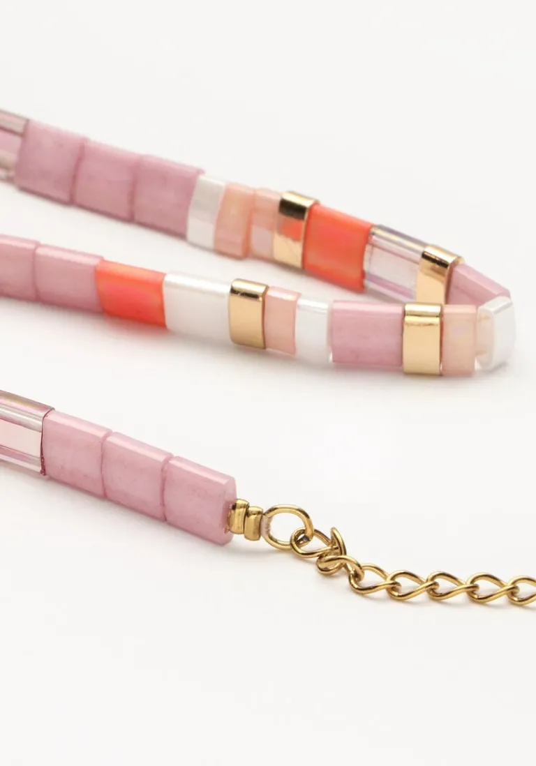 NOTRE-V kettingen ketting platte kraal>DAMES Sieraden