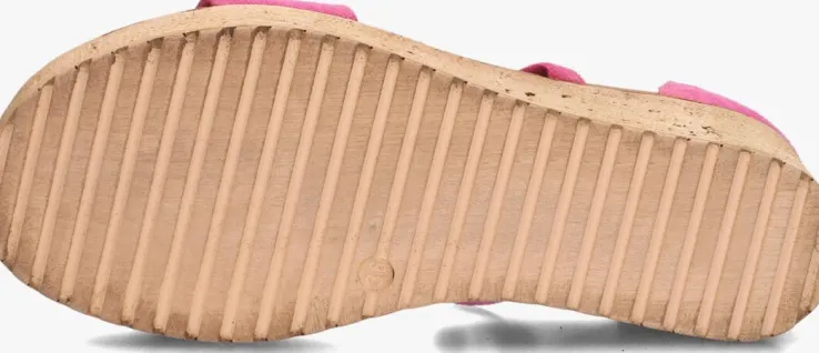 roze omoda sandalen met hak 722007