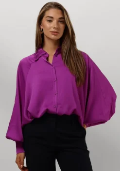 POM AMSTERDAM blouses feathers cactus pink>DAMES Blouses