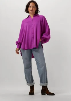 POM AMSTERDAM blouses feathers cactus pink><noscript><img width=