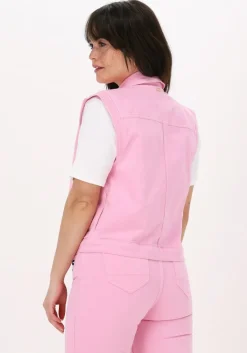 POM AMSTERDAM gilet denim><noscript><img width=