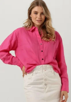 roze scotch & soda blouses oversized linen shirt