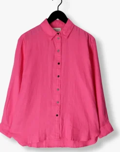 roze scotch & soda blouses oversized linen shirt