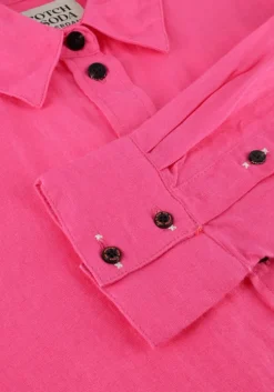 roze scotch & soda blouses oversized linen shirt